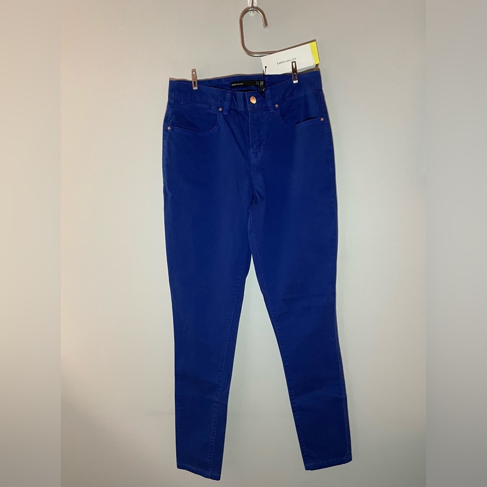 NWT Karen Millen Royal Blue Skinny Jeans